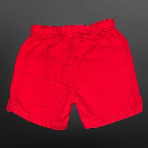 Baby Me & Henry Red Twill Shorts Size 12-18 Months - Picture 3 of 6